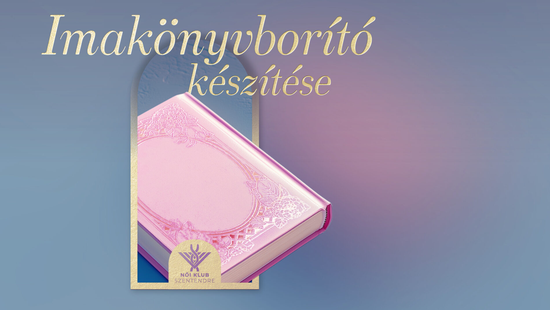 Imakönyvborító készítése