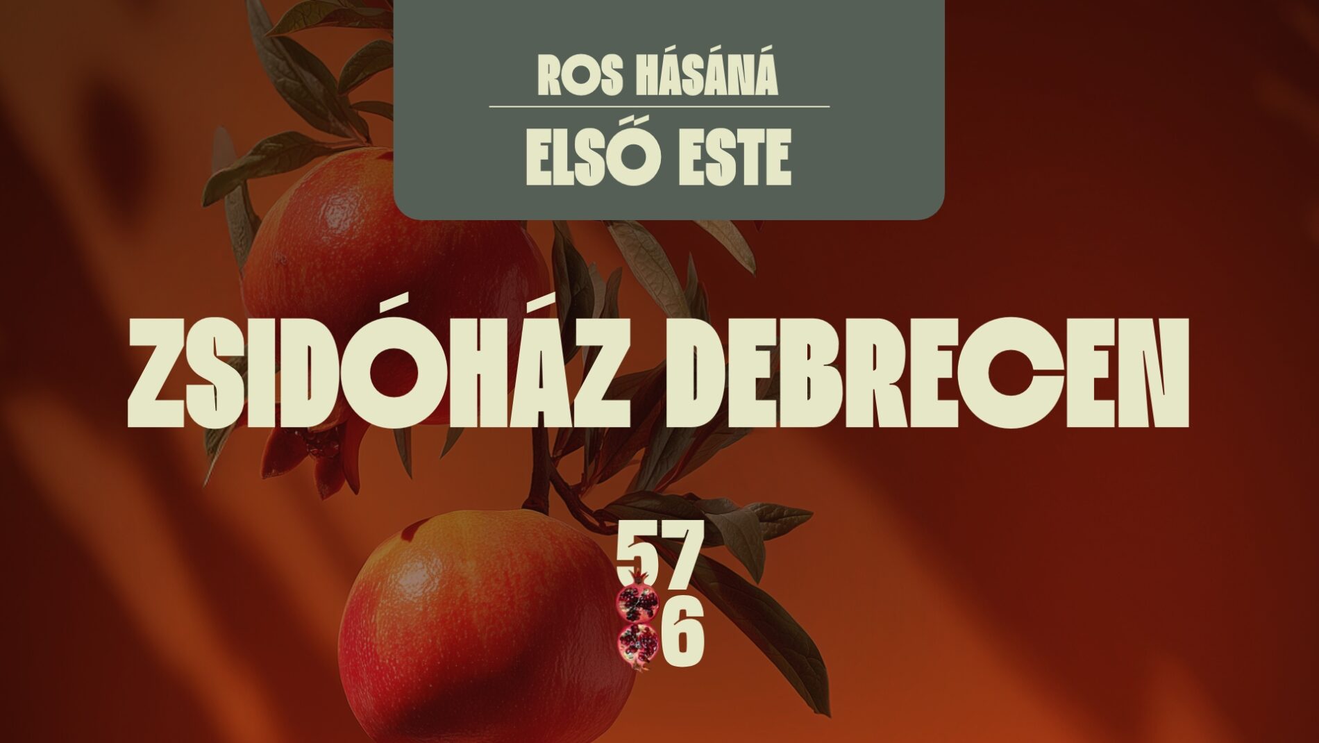 Ros Hásáná első vacsora Debrecenben