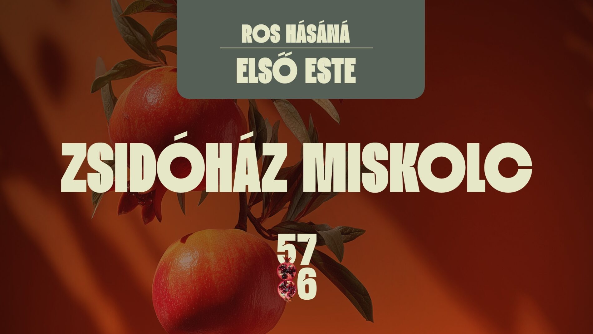 Ros Hásáná első vacsora Miskolcon