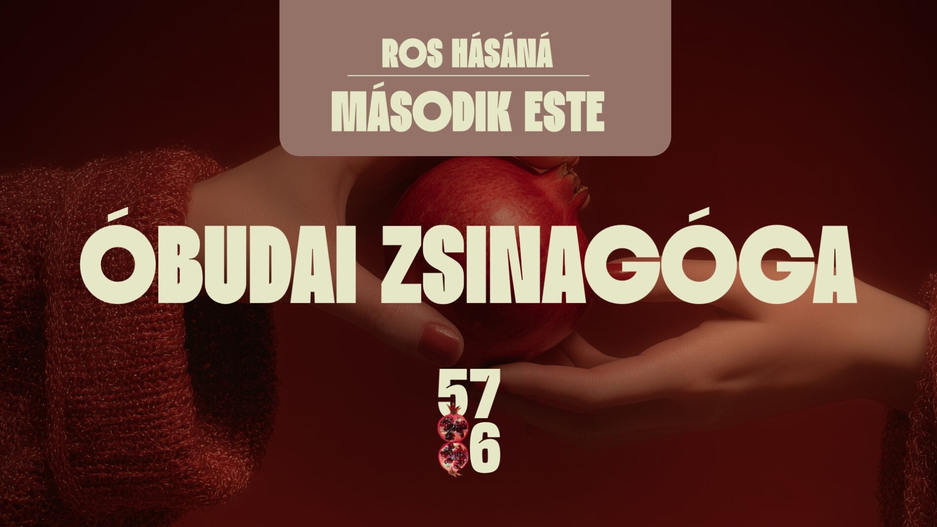 Ros Hásáná második vacsora Óbudán