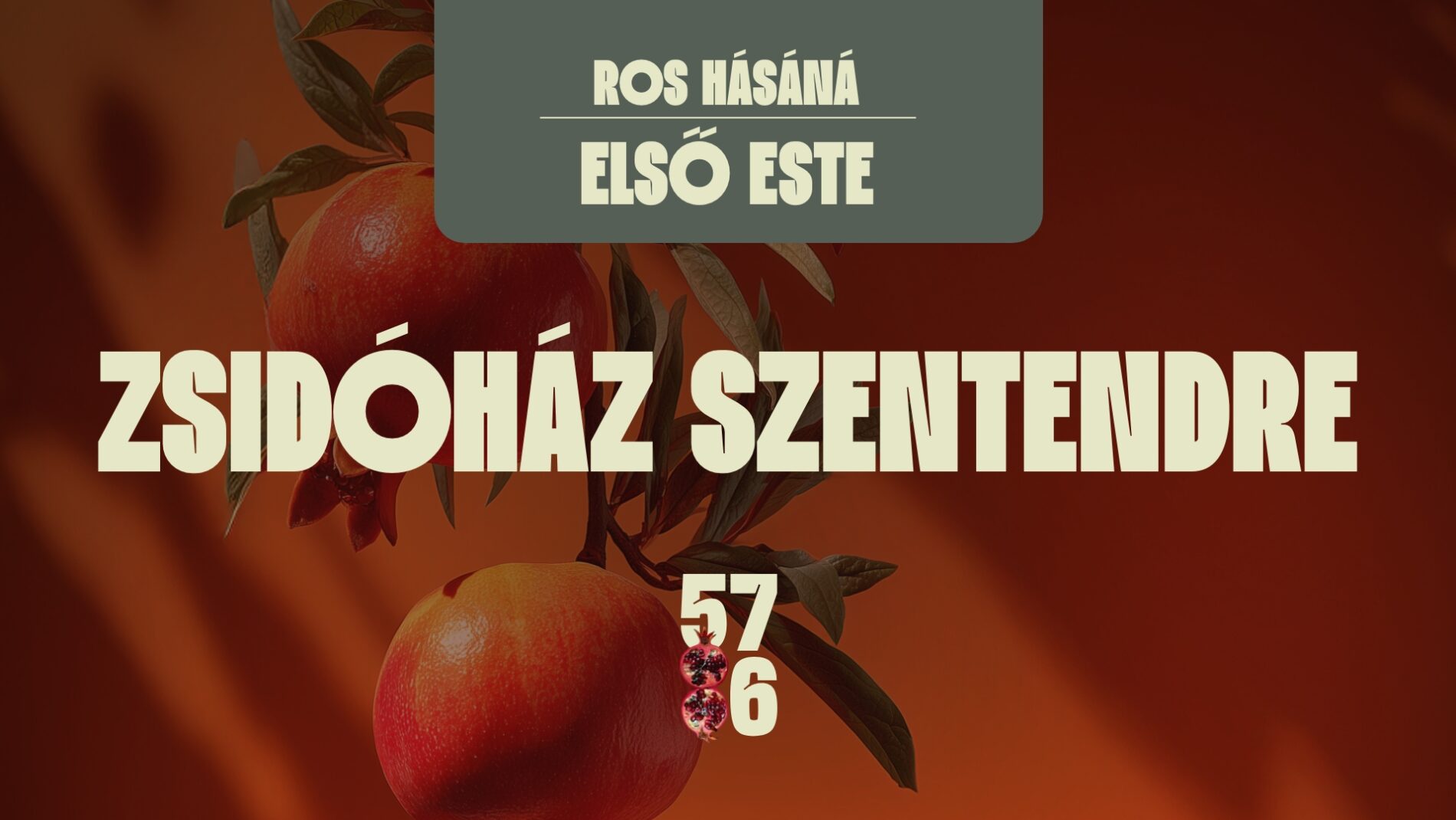 Ros Hásáná első vacsora a Szentendrén