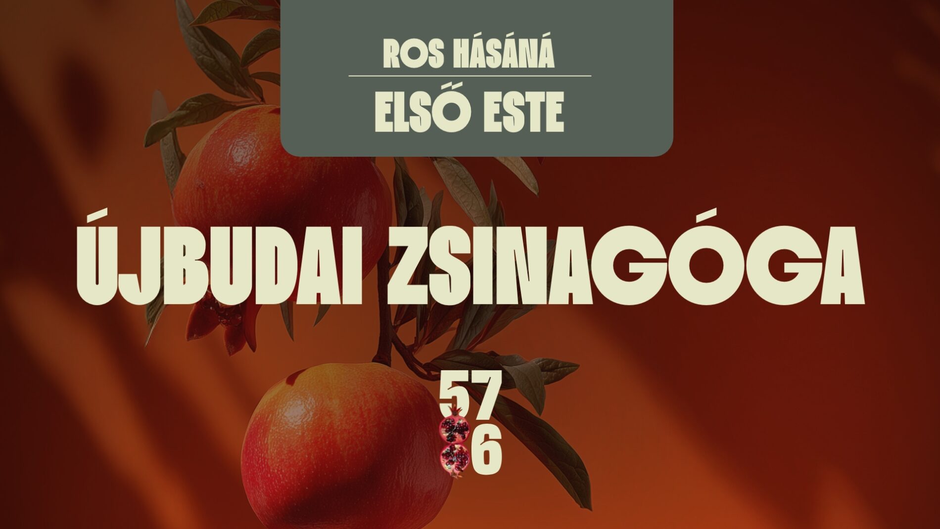 Ros Hásáná első vacsora a Újbudán