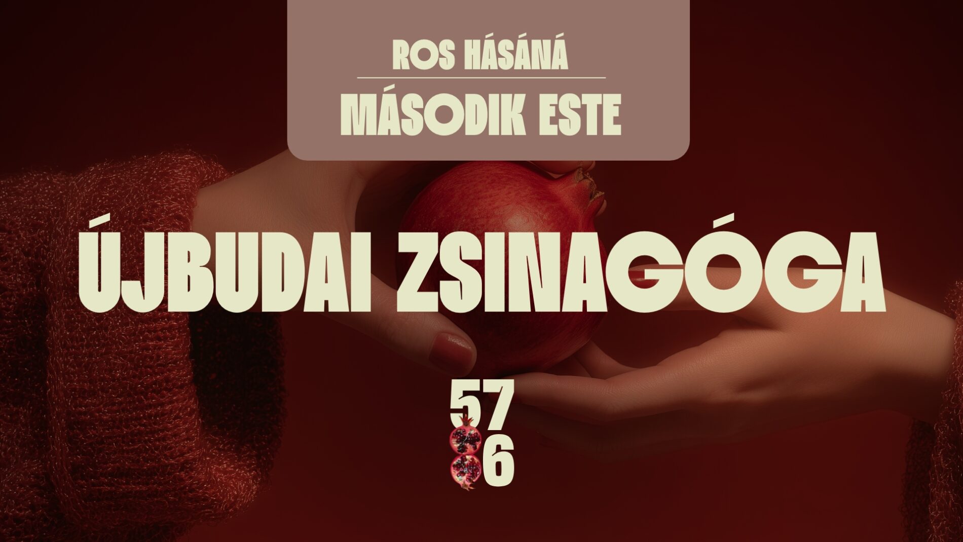 Ros Hásáná második vacsora a Újbudán