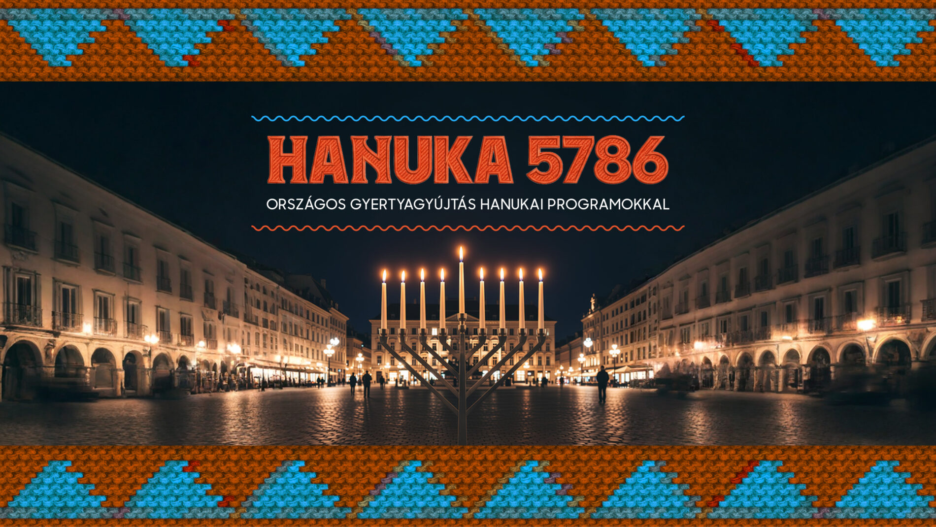 Gyertyagyújtás hanukai programokkal