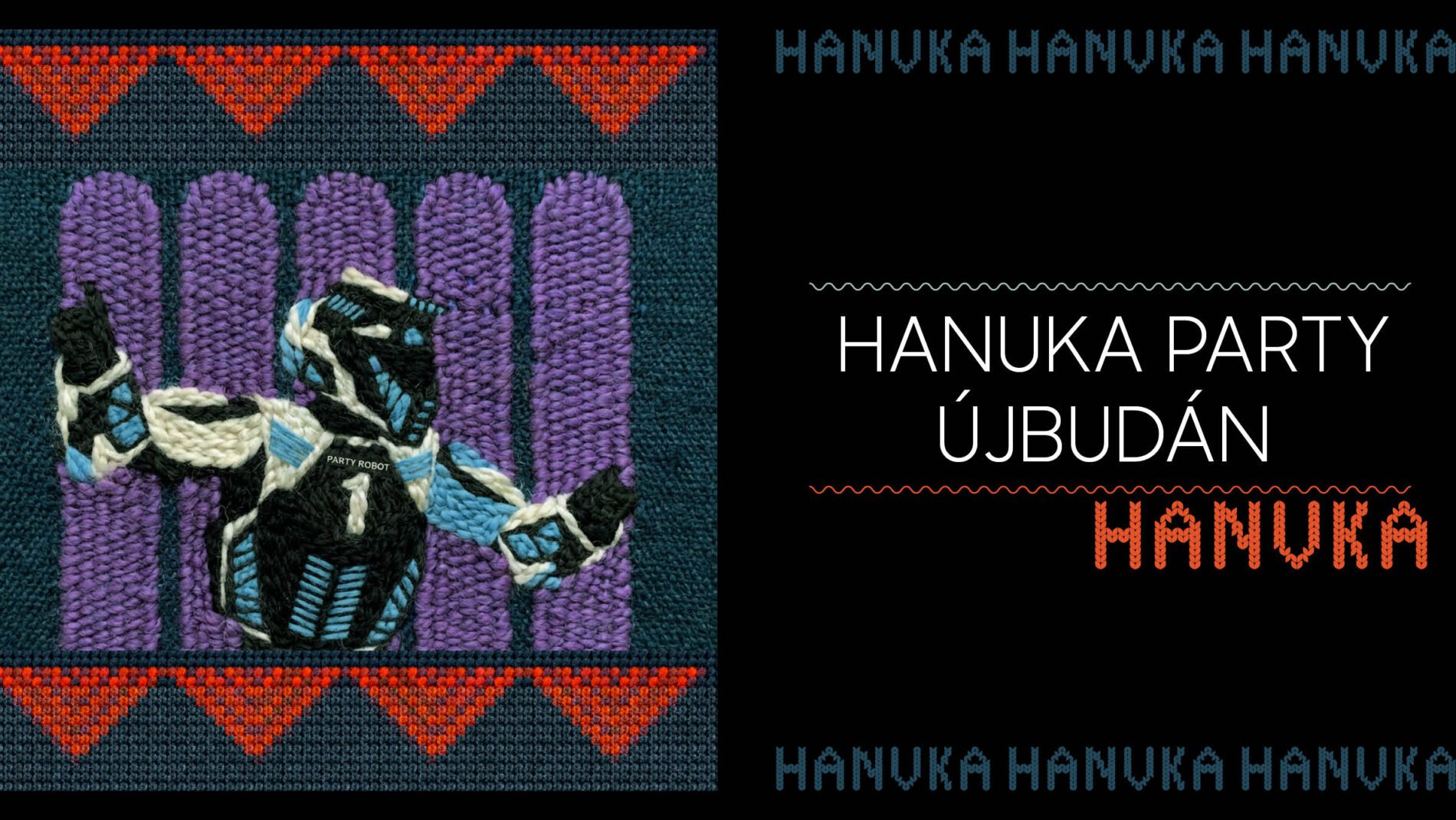 Hanukaparty a Partyrobottal