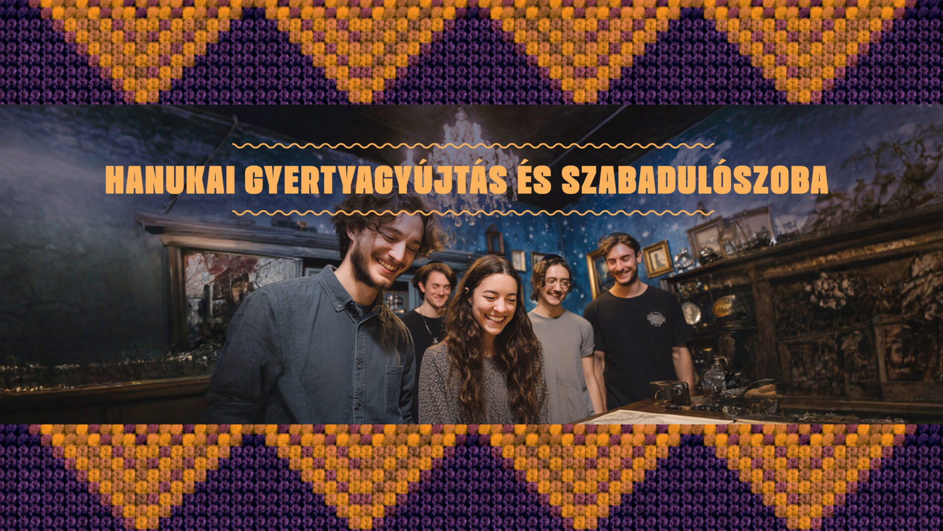 Hanukai gyertyagyújtás Szentendrén