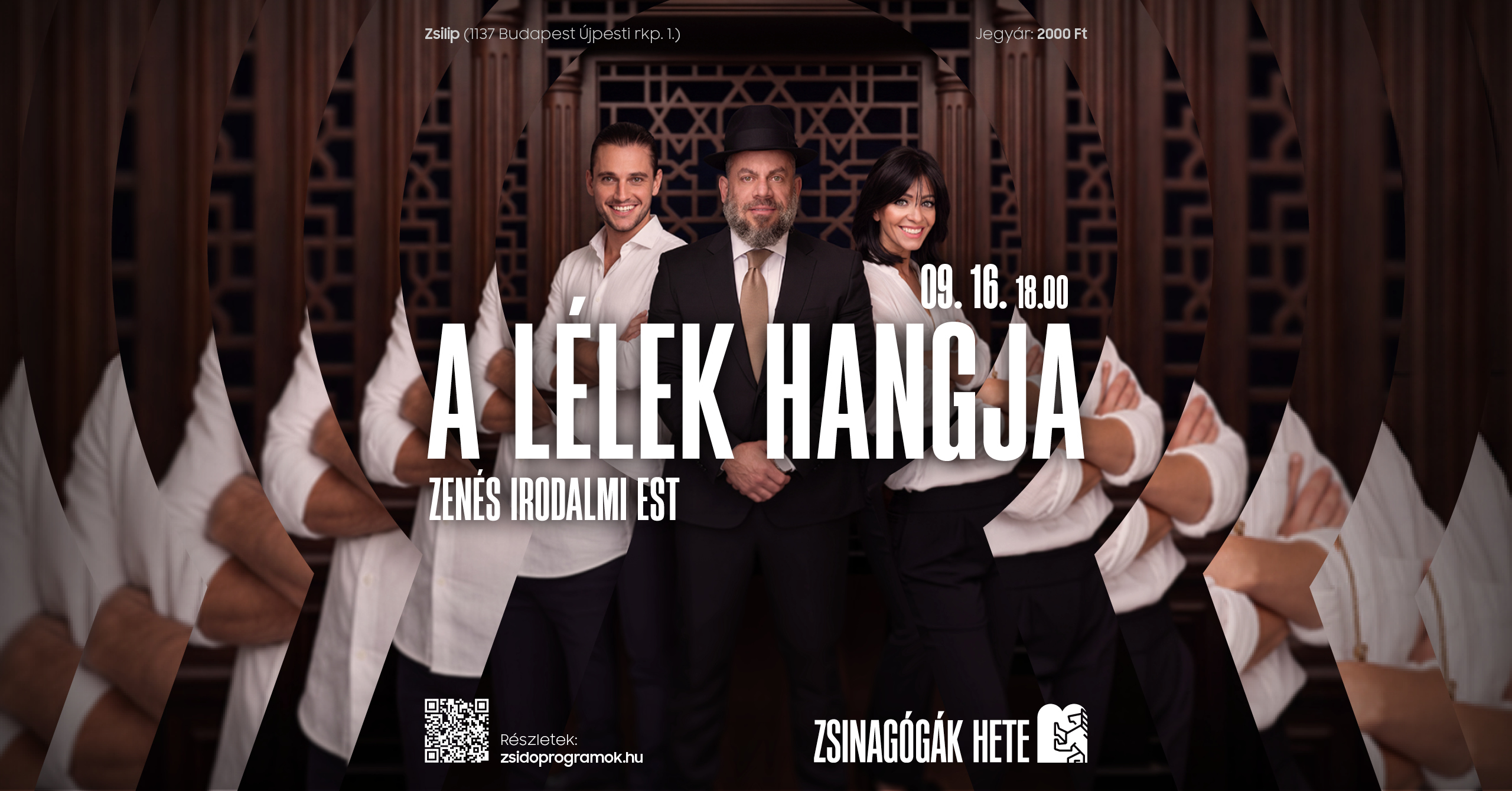 A lélek hangja – Zenés irodalmi est - zsidoprogramok.hu