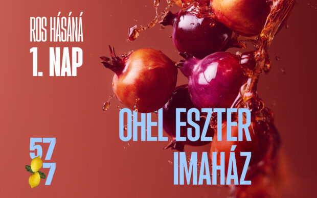 Ros hásáná első vacsora az Ohel Eszter Imaházban